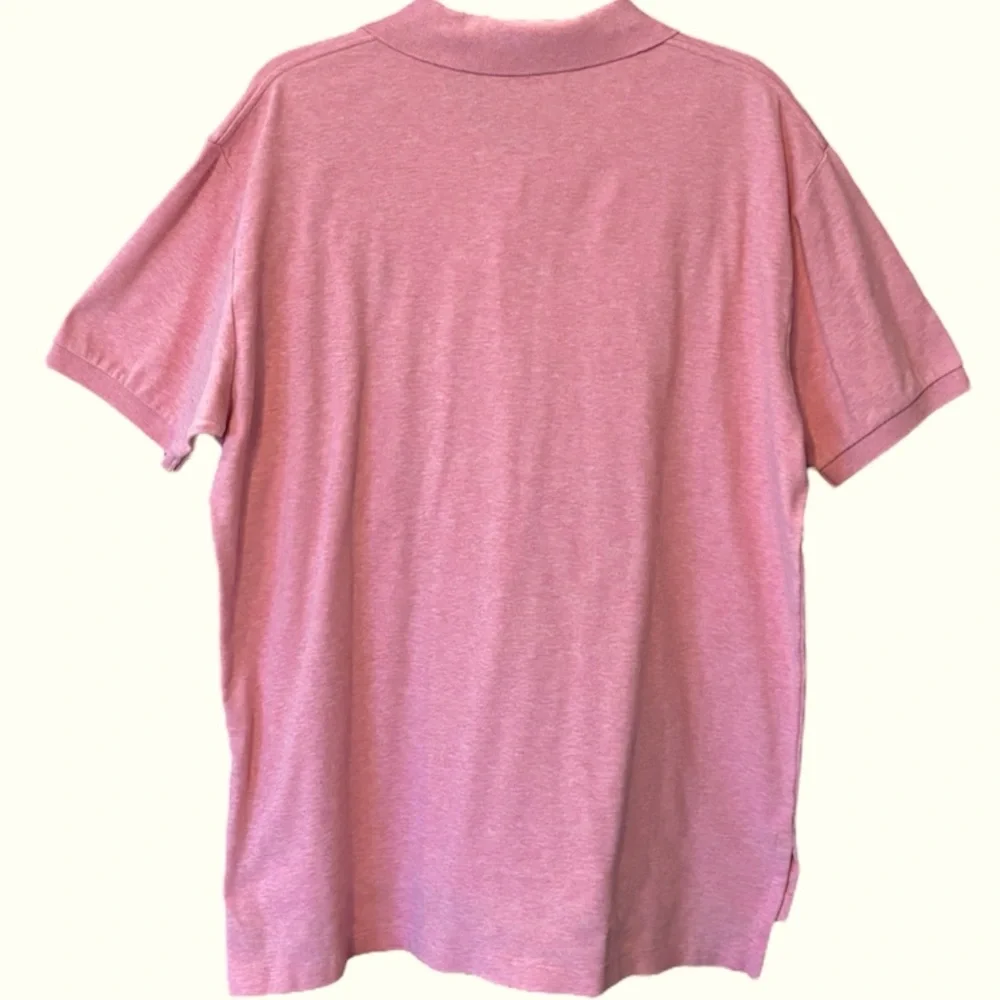 Vintage Polo Shirt Polo Ralph Lauren Short Sleeve Pony Shirt Coral Size Large